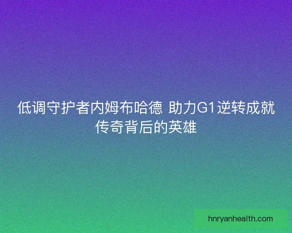 低调守护者内姆布哈德 助力G1逆转成就传奇背后的英雄